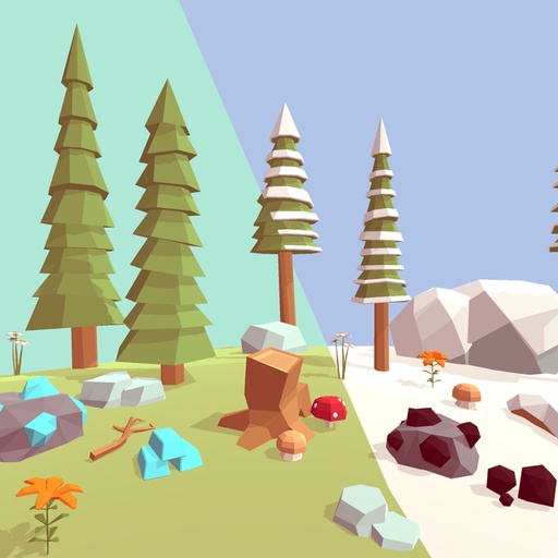 Low Poly Nature Pack Unity Asset